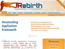 Tablet Screenshot of jrebirth.org